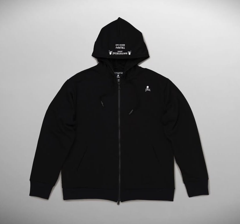 TRIPPY MIKIO ART × mastermind JAPAN /トリッピーミキオアート×マスターマインドジャパン/ZIP PARKA ROCK STARS BLACK S