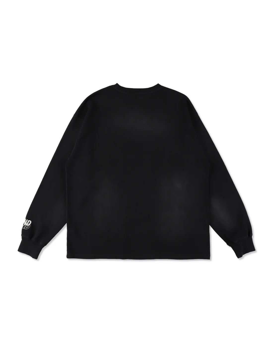 WINDANDSEA/ウィンダンシー/SULFUR DYEING LOGO L/S TEE BLACK M