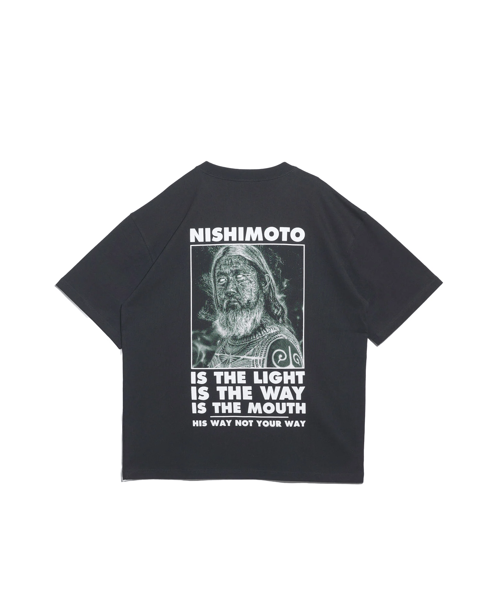 NISHIMOTO IS THE MOUTH/ニシモトイズザマウス/S/S TEE NIM-T21 BLACK M