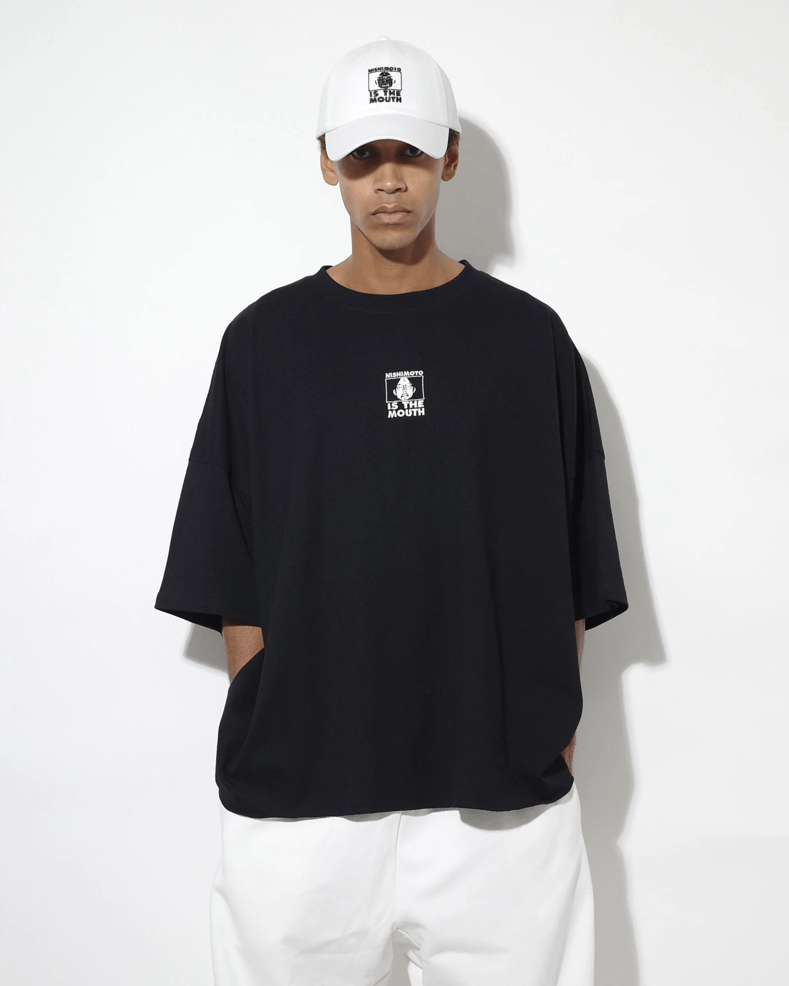 NISHIMOTO IS THE MOUTH/ニシモトイズザマウス/WIDE S/S TEE NIM-EWD01 BLACK S-M