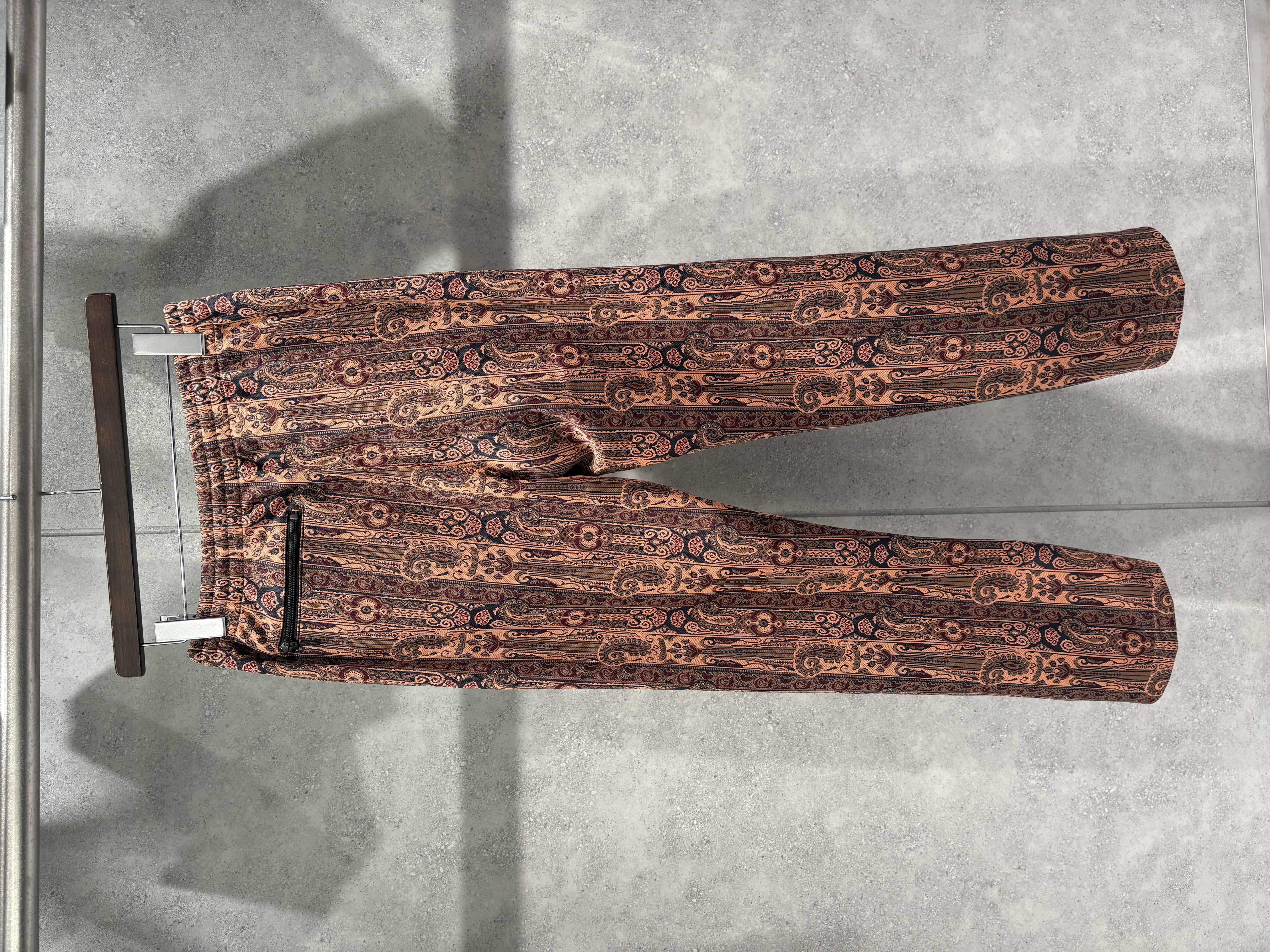 Needles/ニードルズ/Track Pant - POLY JACQUARD E-orange XS