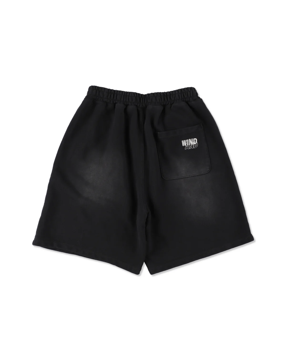 WINDANDSEA/ウィンダンシー/SULFUR DYEING LOGO HALF PANTS BLACK M