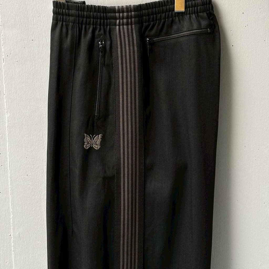 NEEDLES【B’2nd EXCLUSIVE】/ニードルズ【B'2nd別注】/H.D. Track Pant - Denim - BLACK BLACK XS