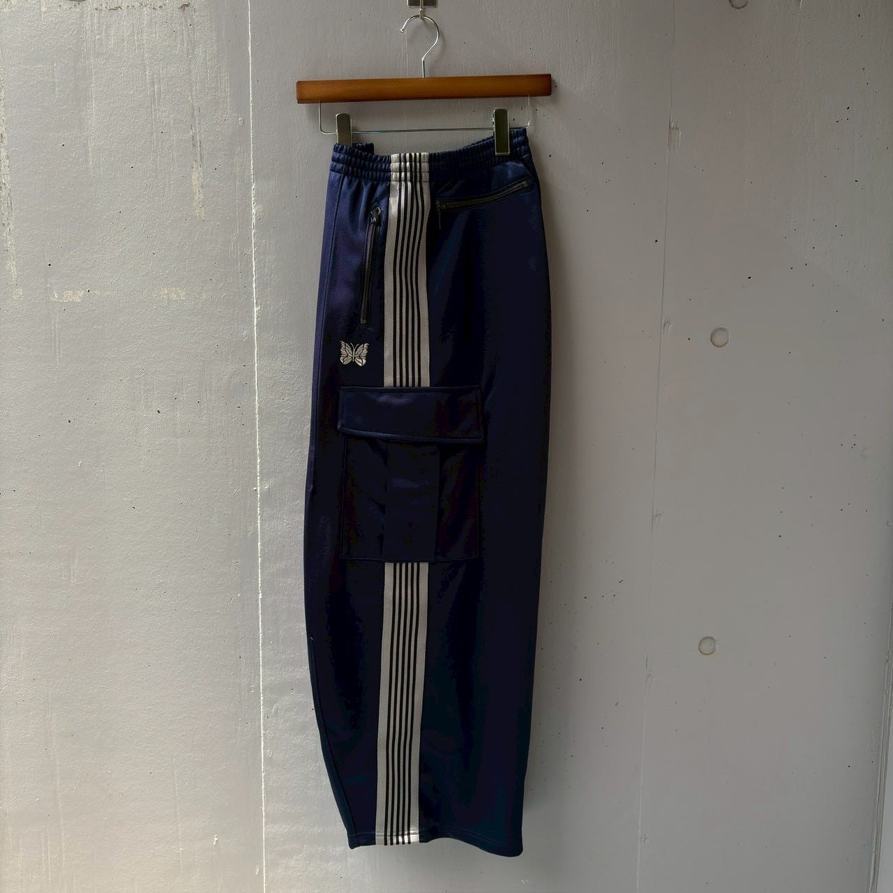 NEEDLES【B’2nd EXCLUSIVE】/ニードルズ【B'2nd別注】/H.D. Track Pant - BDU / Poly Smooth NAVY XS