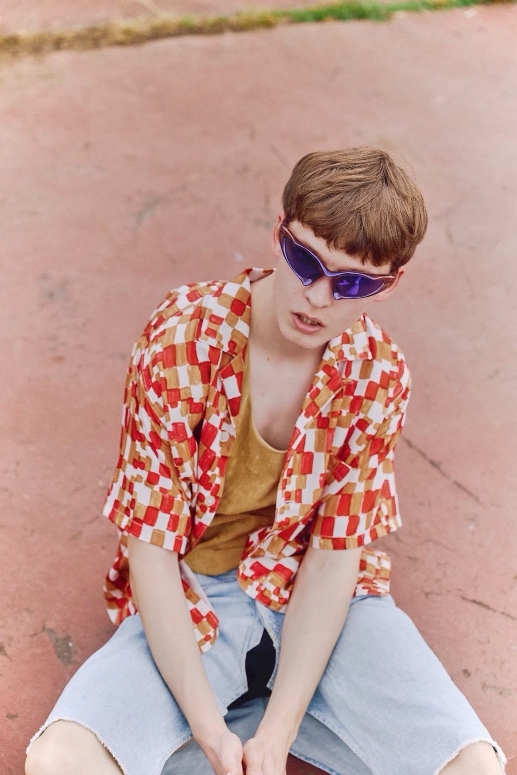 HOLO MARKET/ホロマーケット/HMV S/S SHIRTS/総柄アロハ半袖シャツ RED 1