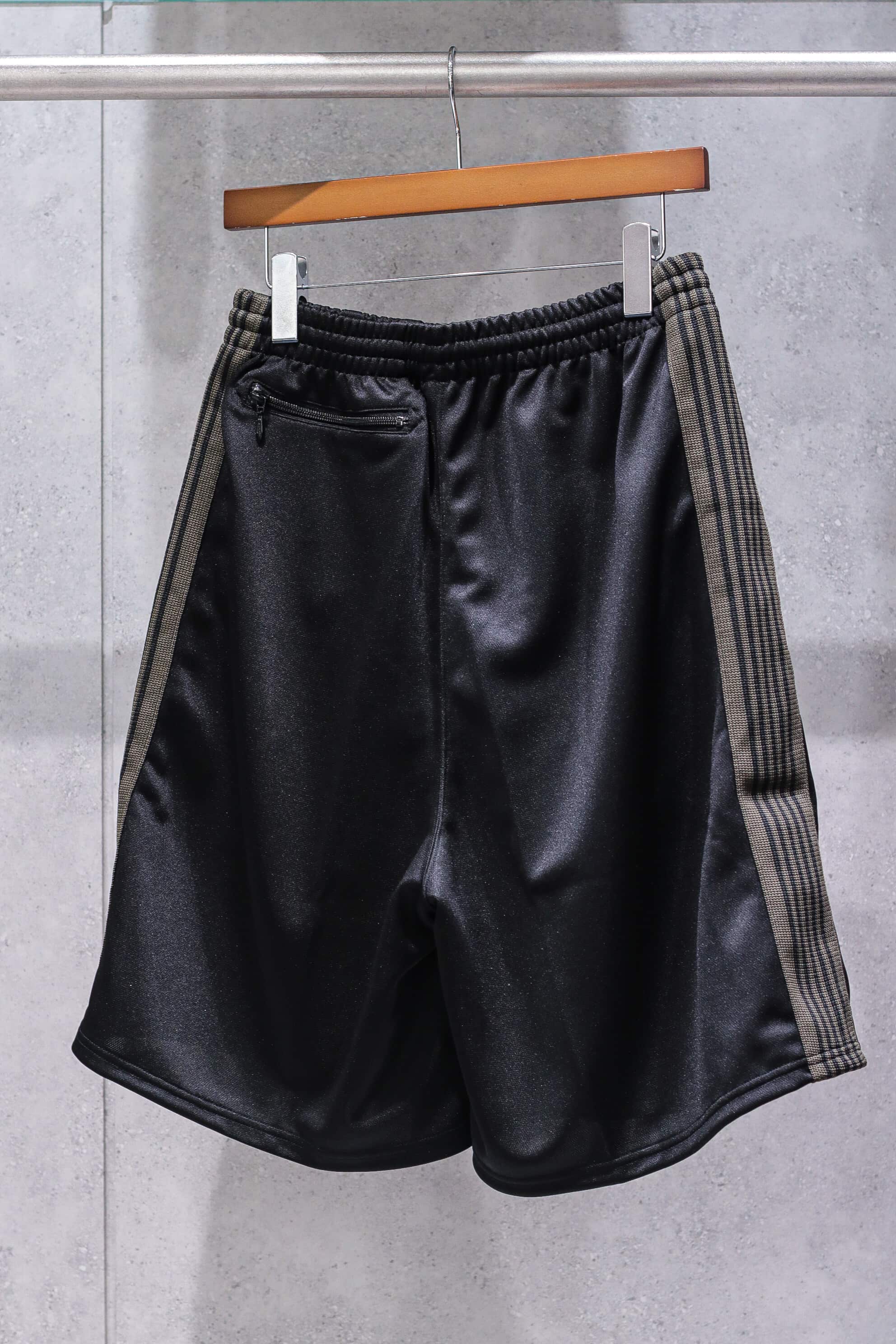 NEEDLES【B’2nd EXCLUSIVE】/ニードルズ【B'2nd別注】/H.D. Track Short - Poly Smooth BLACK XS