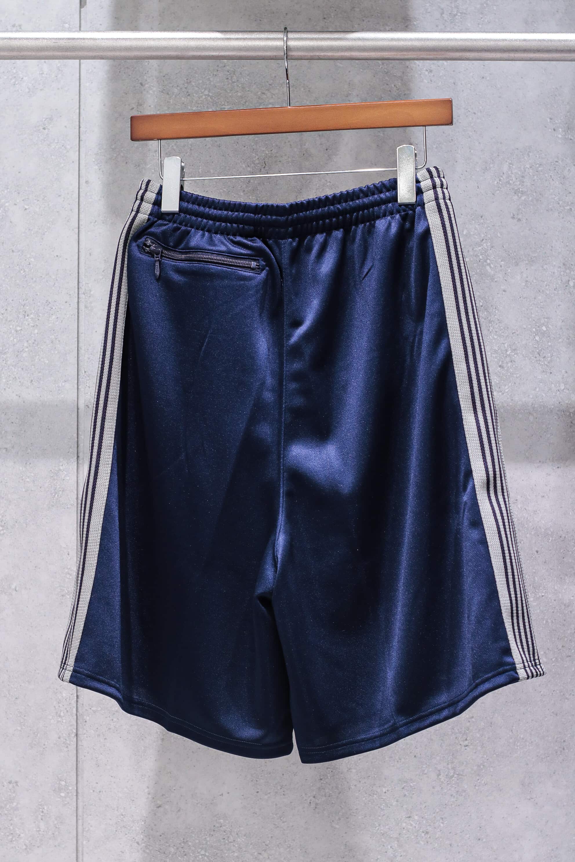 NEEDLES【B’2nd EXCLUSIVE】/ニードルズ【B'2nd別注】/H.D. Track Short - Poly Smooth NAVY XS