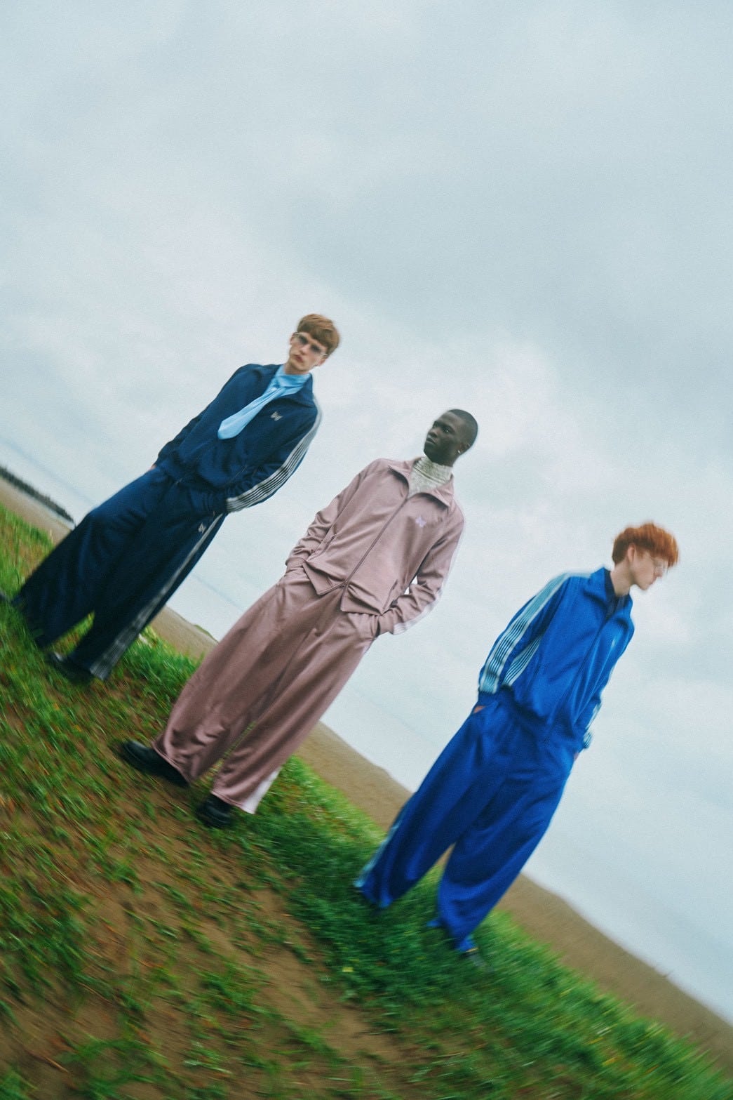 NEEDLES【B’2nd EXCLUSIVE】/ニードルズ【B'2nd別注】/H.D. Track Pant - Poly Smooth NAVY XS