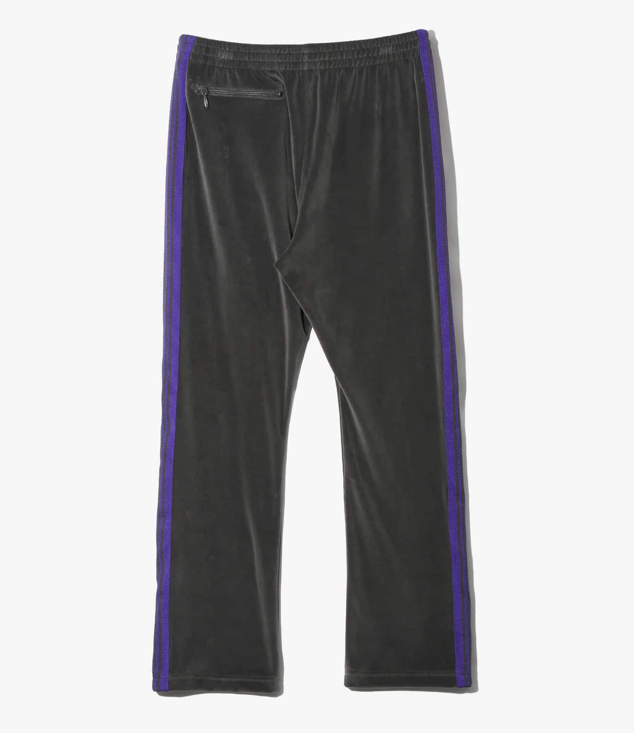 NEEDLES/ニードルズ/NARROW TRACK PANT - C/PE VELOUR C-Charcoal S