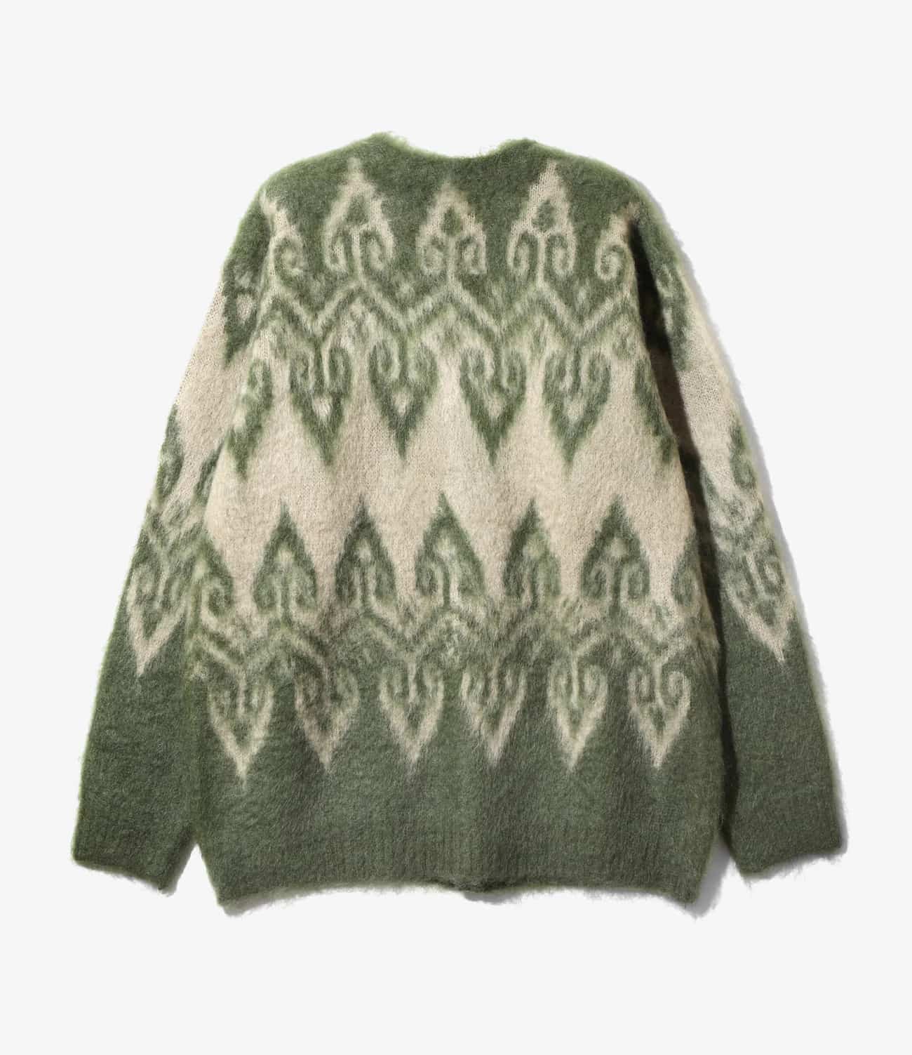 NEEDLES/ニードルズ/MOHAIR CARDIGAN - NORDIC Olive S