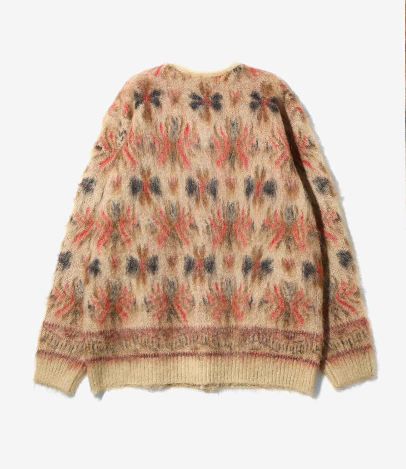 NEEDLES/ニードルズ/MOHAIR CARDIGAN - FOLKLORE Camel S