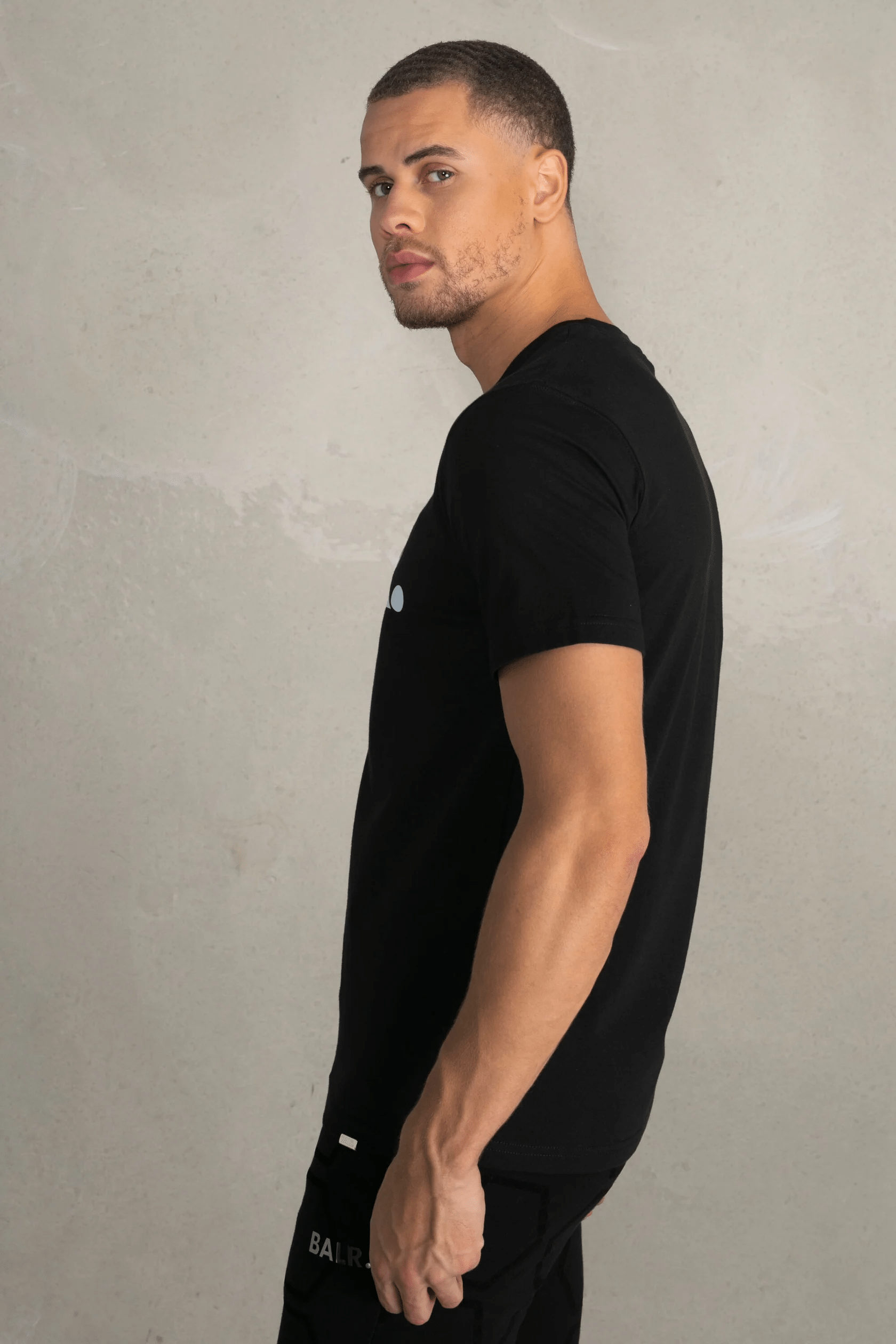BALR./ボーラー/Brand Straight T-Shirt BLACK M