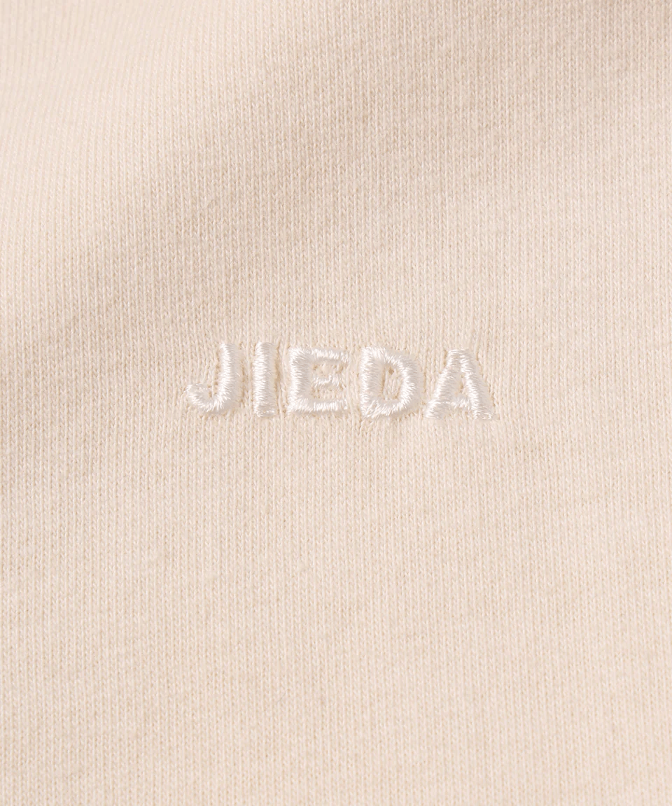 JieDa/ジエダ/OVERDYE EMBROIDERYS/S TEE IVORY 2