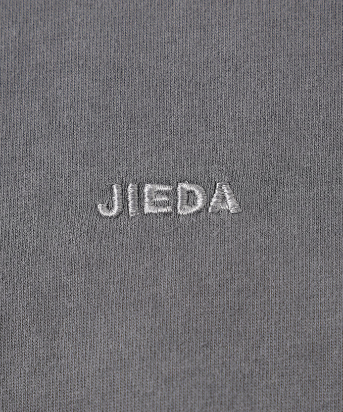 JieDa/ジエダ/OVERDYE EMBROIDERYS/S TEE BLACK 2