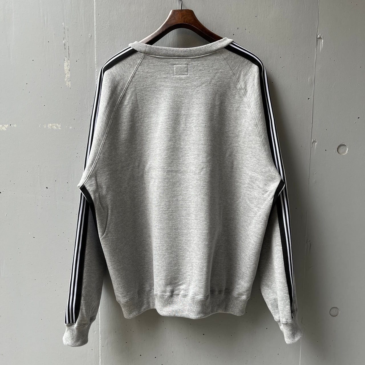 Needles/ニードルズ/【B'2nd EXCLUSIVE】Track Crew Neck - Cotton Jersey GRAY S