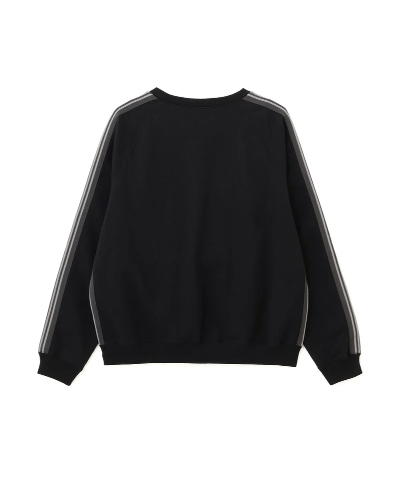Needles/ニードルズ/【B'2nd EXCLUSIVE】Track Crew Neck - Cotton Jersey BLACK S