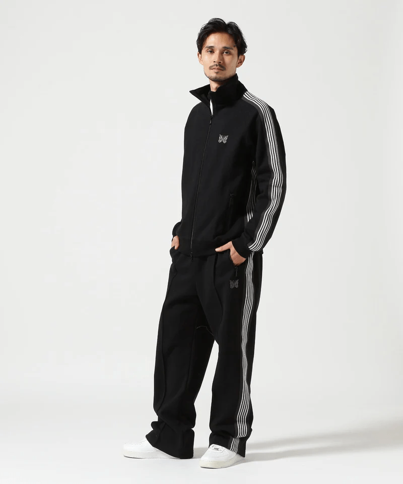 Needles/ニードルズ/【B'2nd EXCLUSIVE】Track Pant - Cotton Jersey BLACK XS