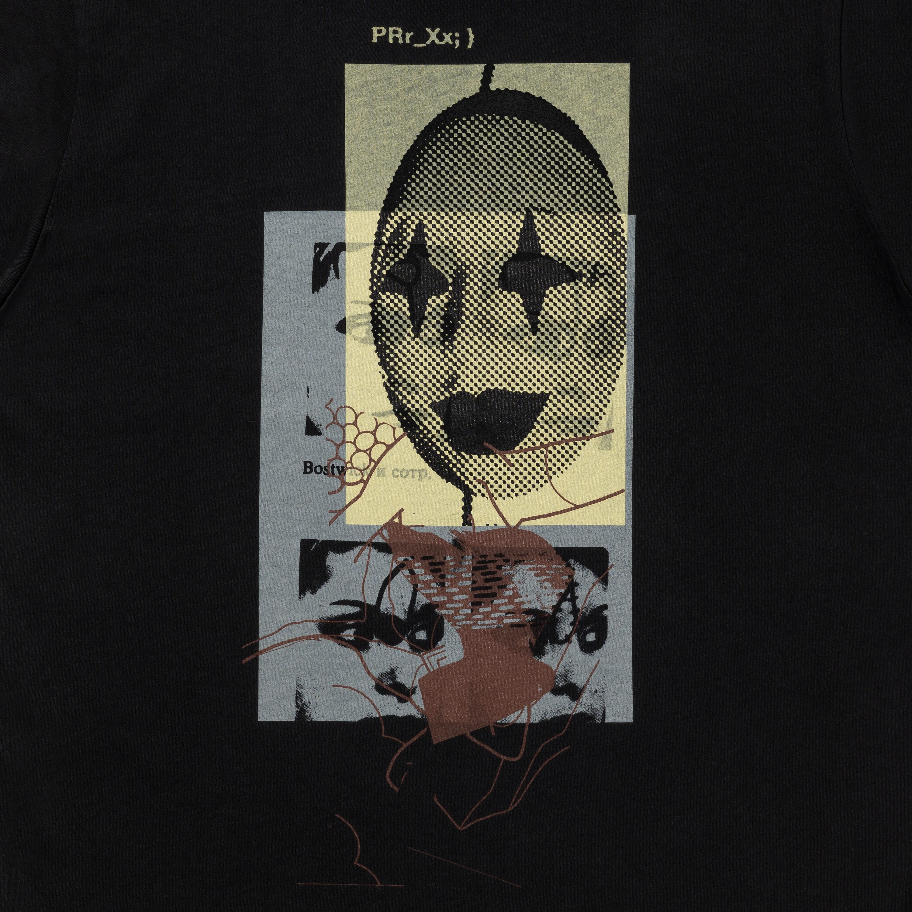 loosejoints/ルーズジョインツ/MISHA HOLLENBACH - 'WHAT DID YOU DO AT THE FOUNTAIN?' S/S TEE BLACK S