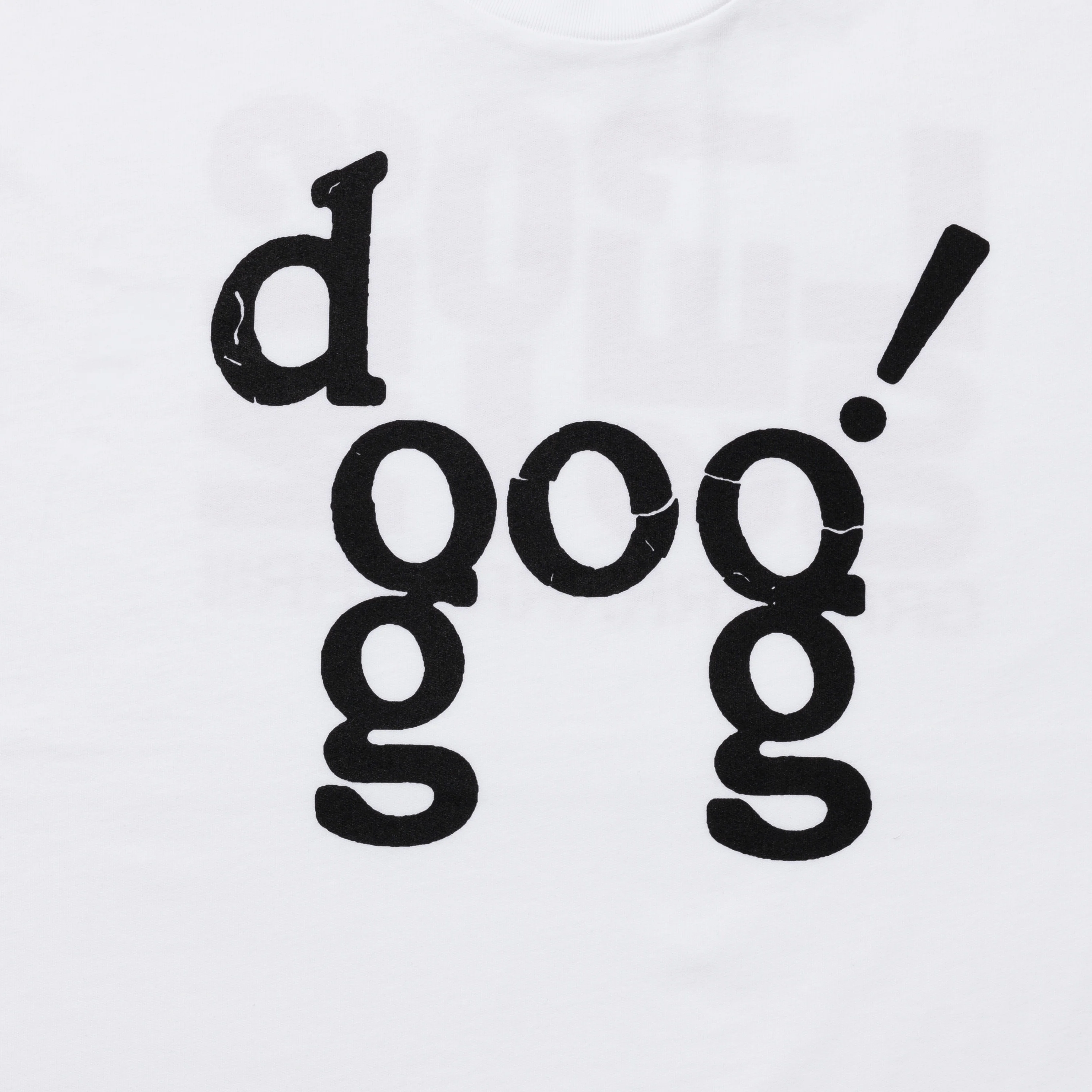 loosejoints/ルーズジョインツ/JASON FOX - 'DOG' S/S TEE WHITE S
