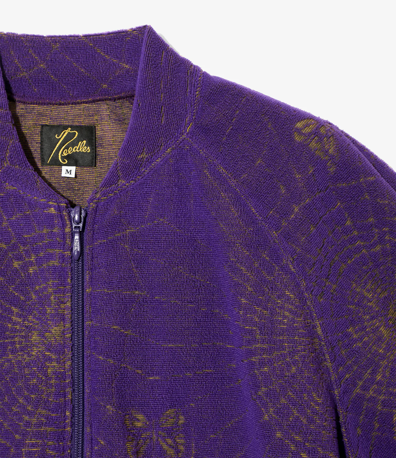 Needles/ニードルズ/RIB COLLAR TRACK JACKET - PILE JACQUARD