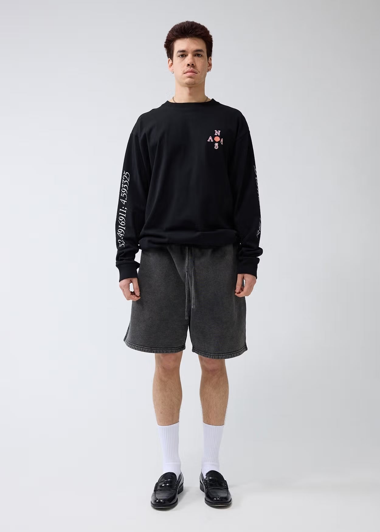 New Amsterdam/ニューアムステルダム/JOGGER SHORT WASHED BLACK WASHED BLACK S