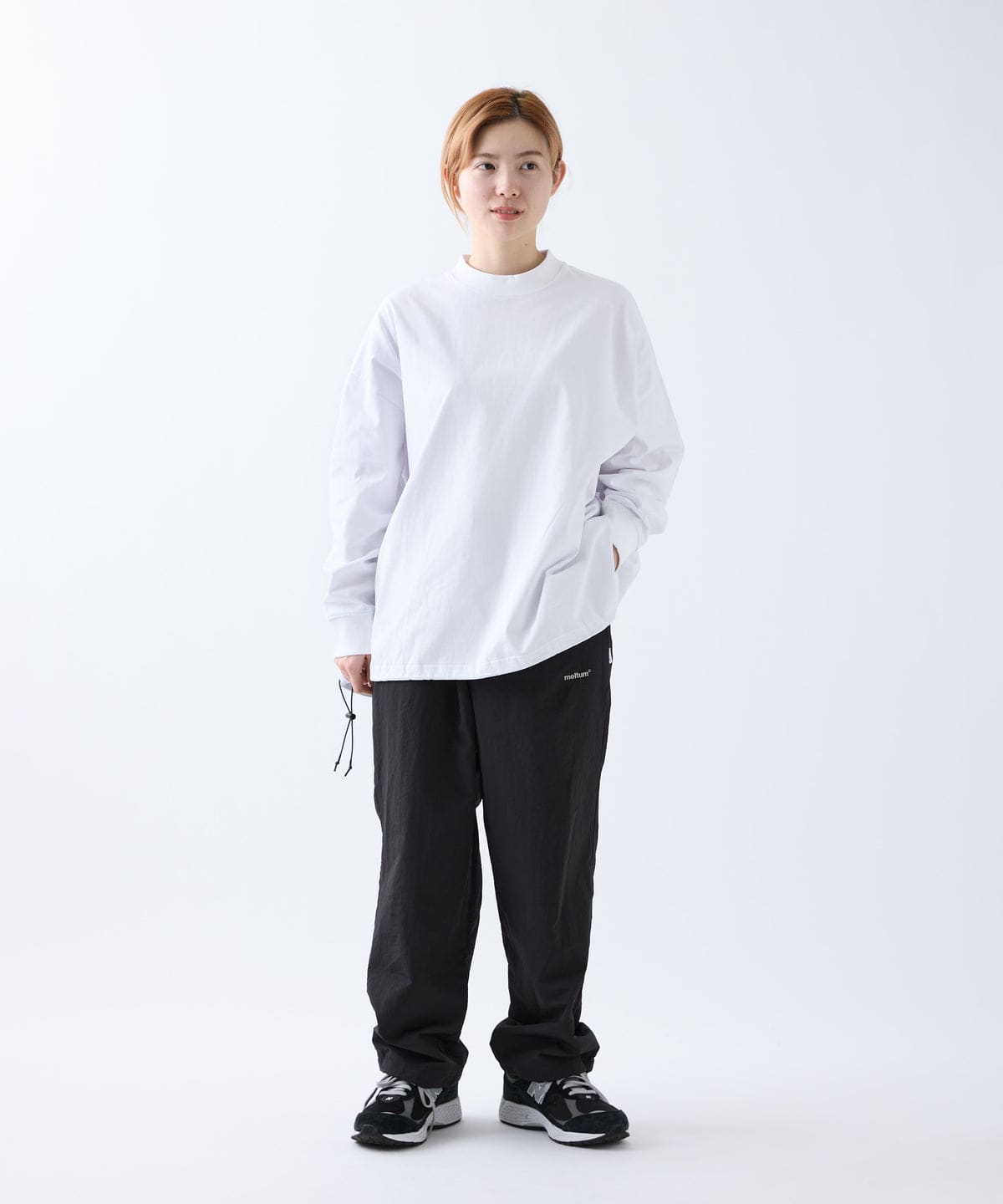 meltum/メルタム/BALLOON TEE L/S WHITE 2