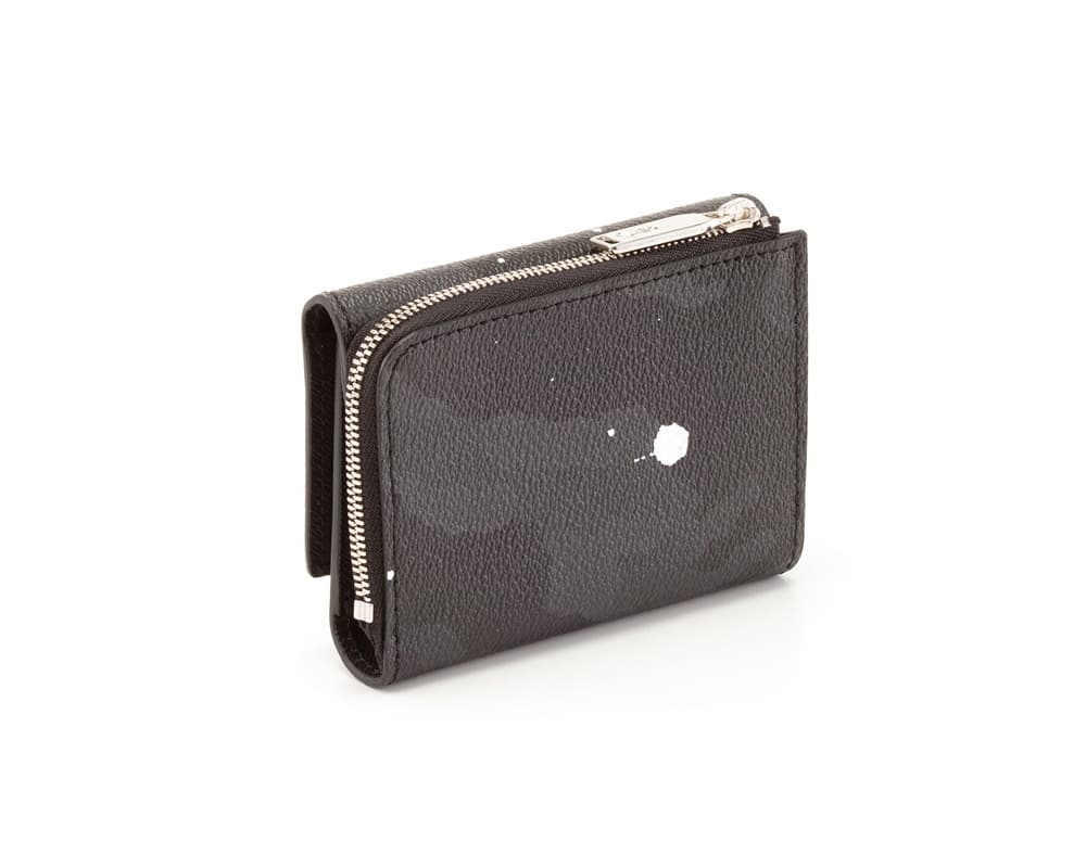 GENTIL BANDIT/ジャンティバンティ/トライフォールドウォレット ブラックカモ F