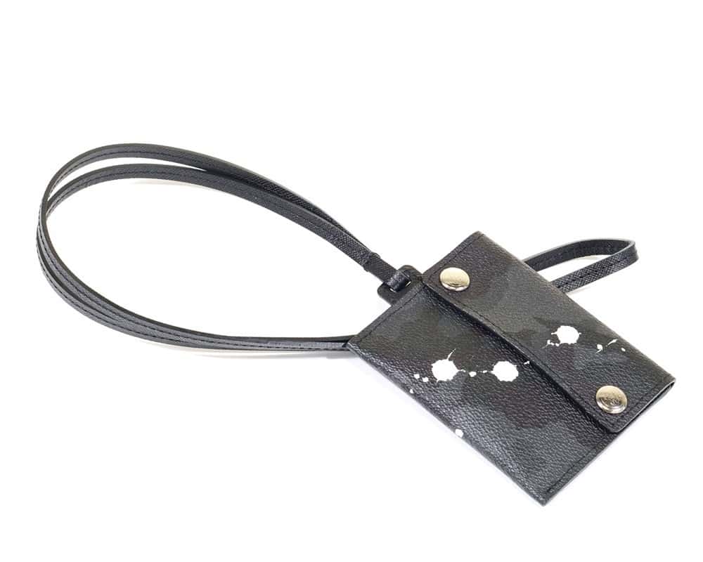 GENTIL BANDIT/ジャンティバンティ/ネックスマートウォレット ブラックカモ F