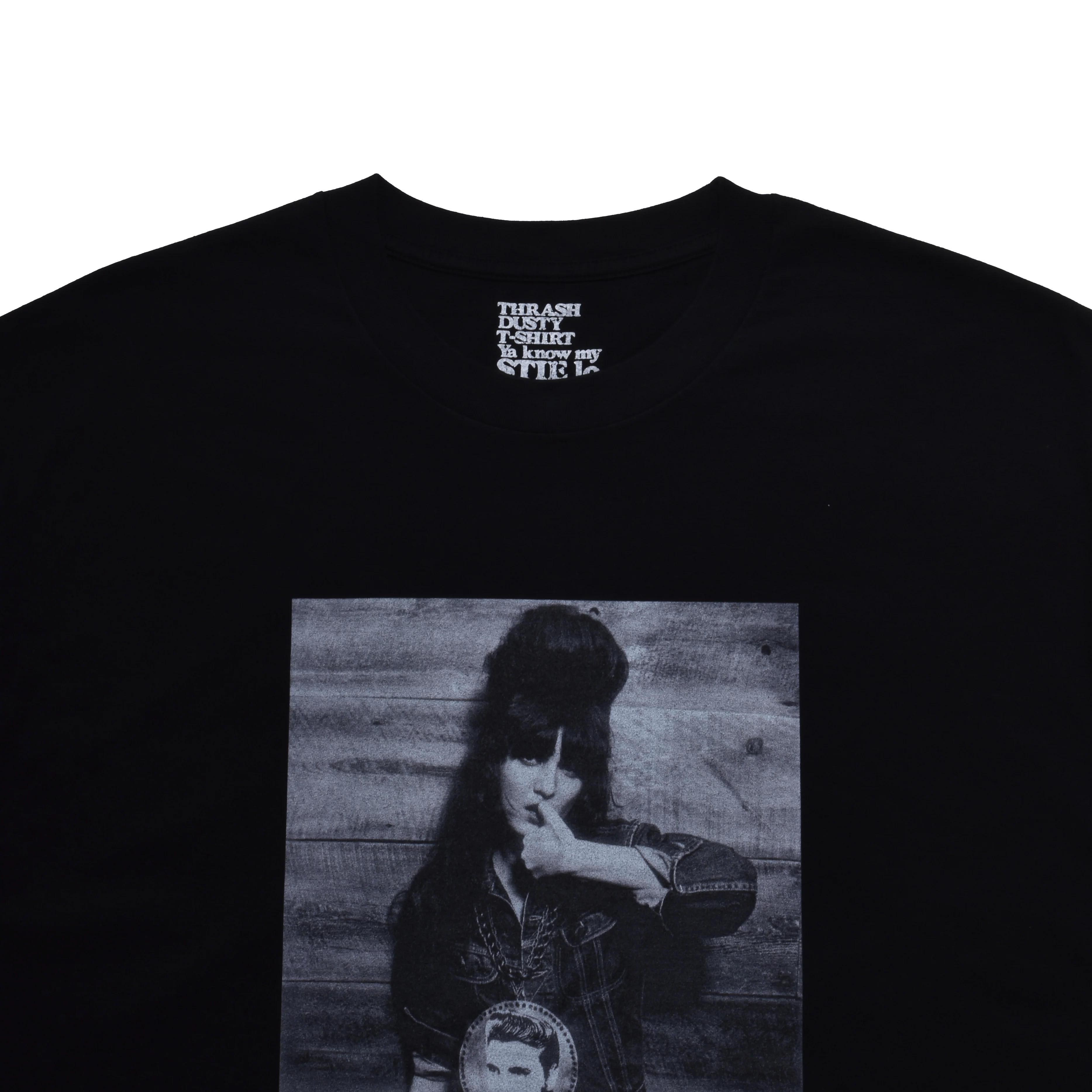 MINEDENIM/マインデニム/Stie-lo × Irina.L "Presley" T-SH BLACK M