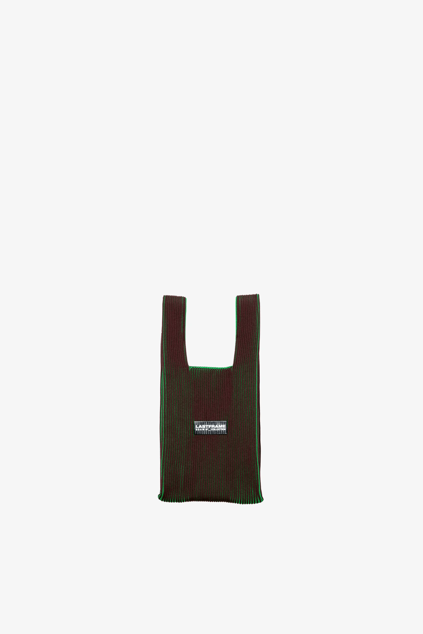 LASTFLAME／ラストフレーム/KASANE MARKET BAG SMALL / BROWN × GREEN