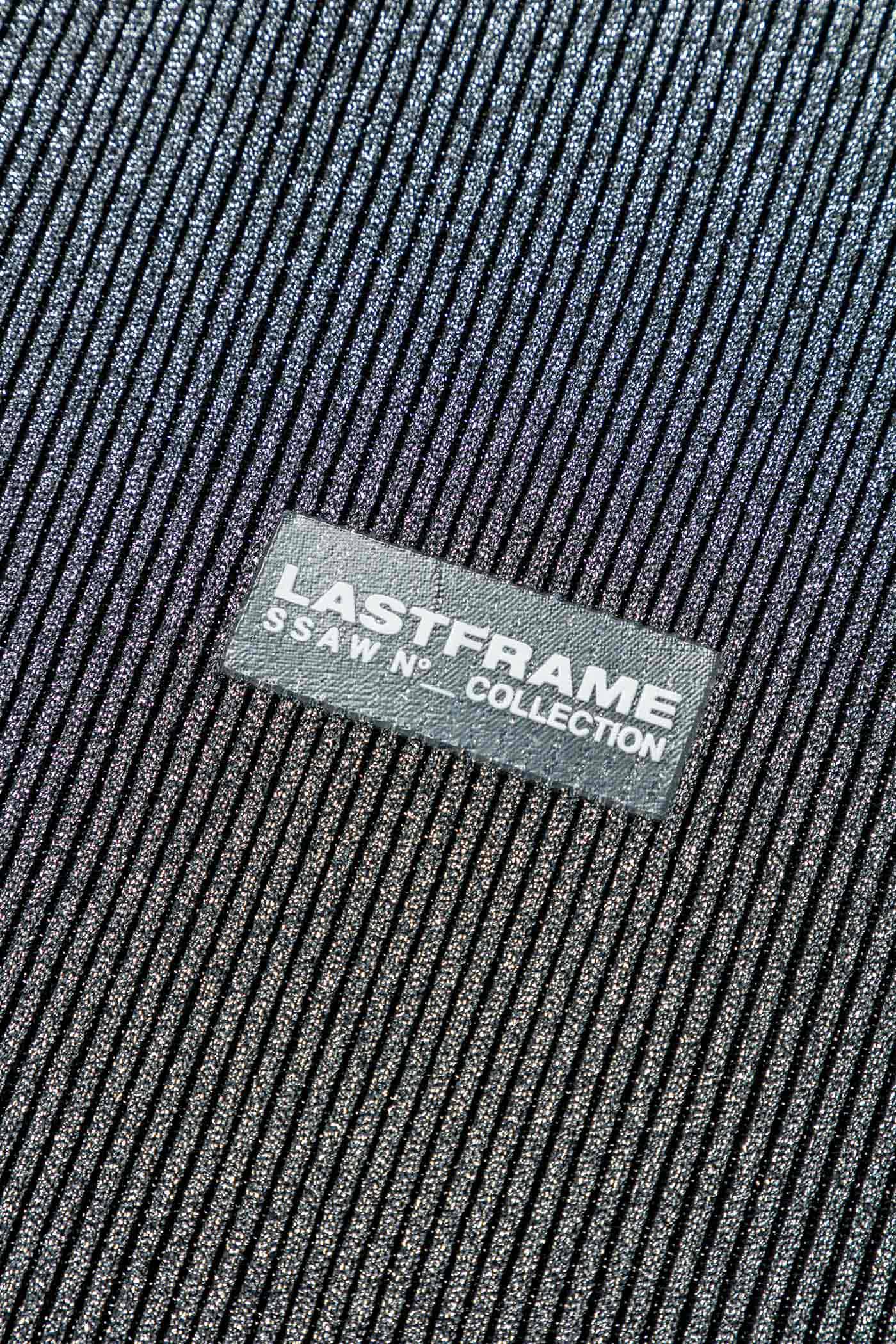 LASTFLAME／ラストフレーム/KYOTO METALLIC MARKET BAG MINI (STRAP) / DARK SILVER × BLACK DARK SILVER × BLACK F