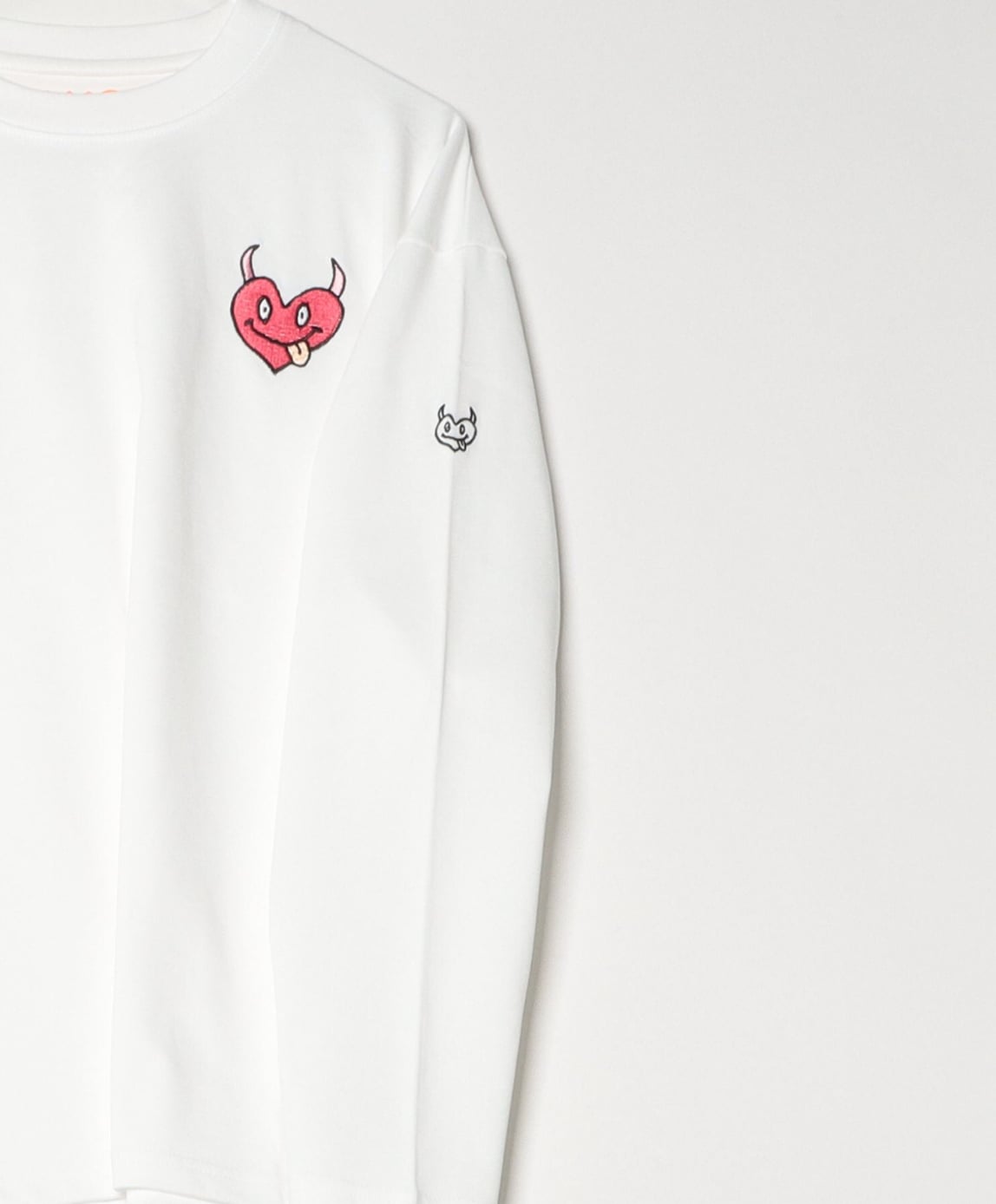 maxsix/マックスシックス/SINGLE HERT L/S TEE WHITE M