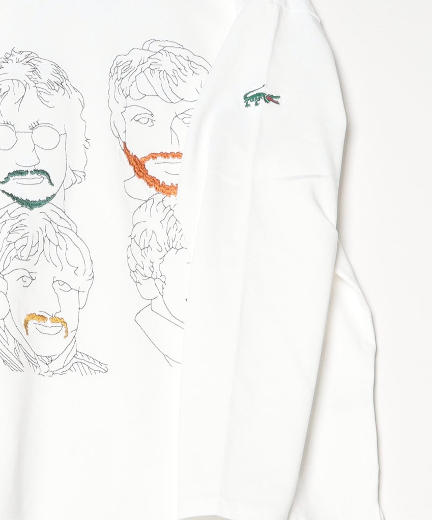 maxsix/マックスシックス/４MAN EMBROIDERY L/S TEE White M