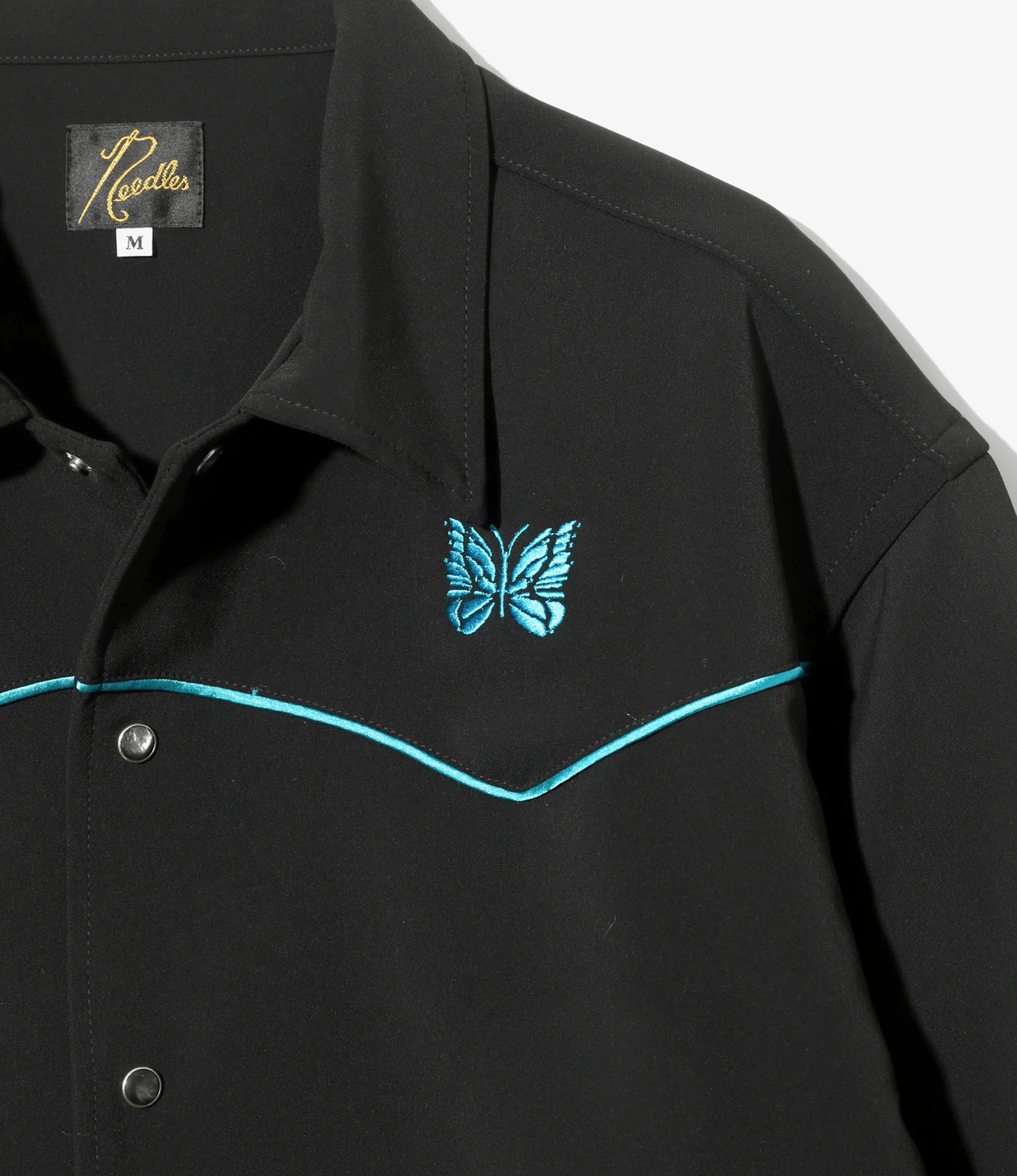 Needles/ニードルズ/PIPING COWBOY JKT-POLY DOUBLE CLOTH C-black S