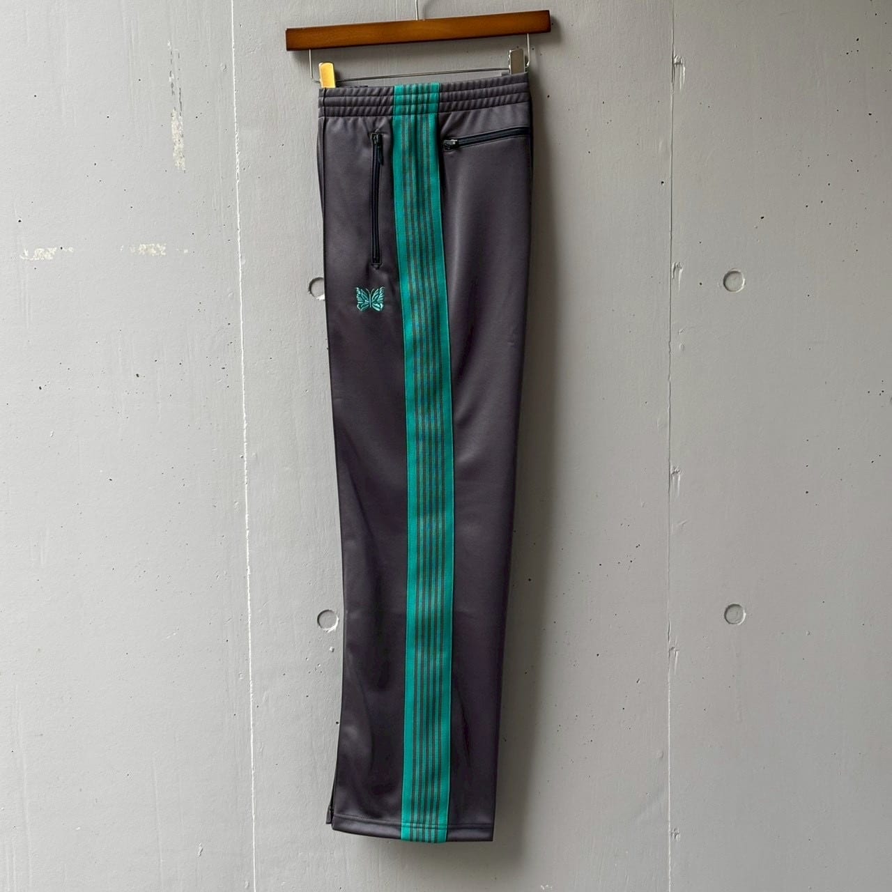 Needles【B'2nd Exclusive】/ニードルズ【B'2nd別注】/Track Pant-Poly smooth GRAY XS