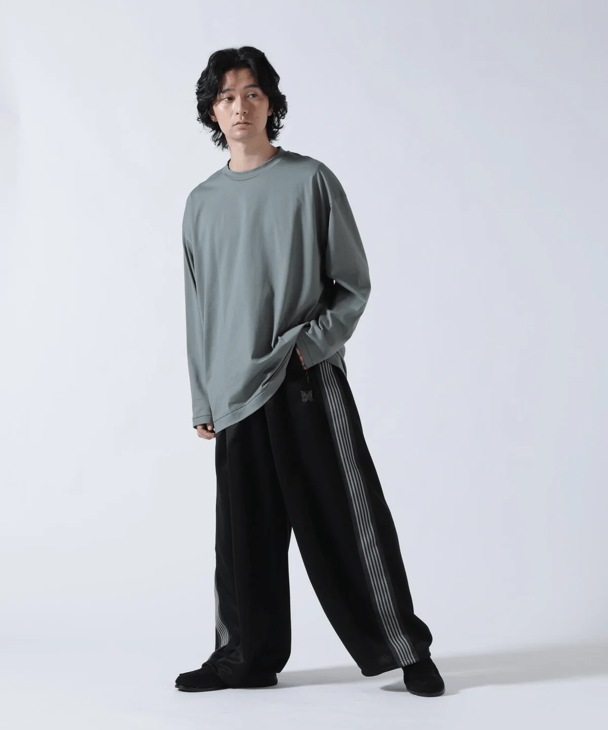 NEEDLES【B’2nd EXCLUSIVE】/ニードルズ【B'2nd別注】H.D. Track Pant - Poly Smooth / 2026 S/S BLACK(2) XS