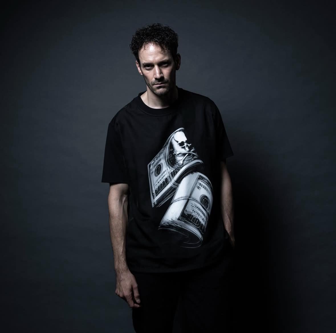 TRIPPY MIKIO ART × mastermind JAPAN /トリッピーミキオアート×マスターマインドジャパン/TEE $1,000 BLACK S