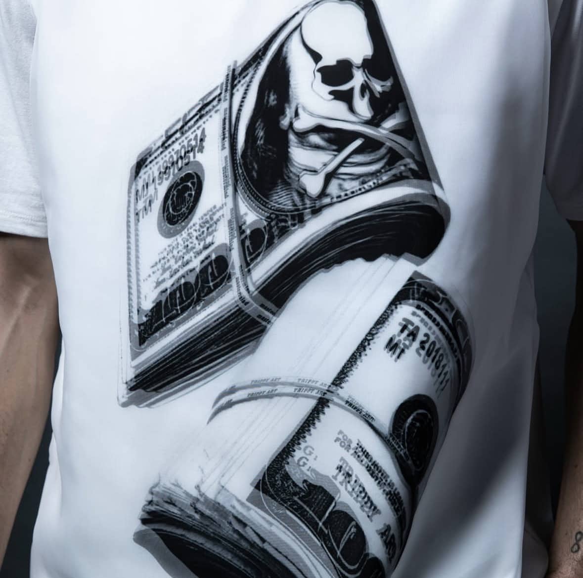 TRIPPY MIKIO ART × mastermind JAPAN /トリッピーミキオアート×マスターマインドジャパン/TEE $1,000 WHITE S