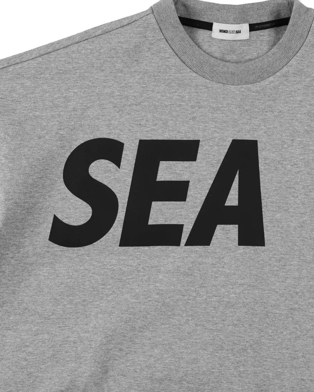 WINDANDSEA/ウィンダンシー/Loose fit Crewneck Sweatshirt GRAY M