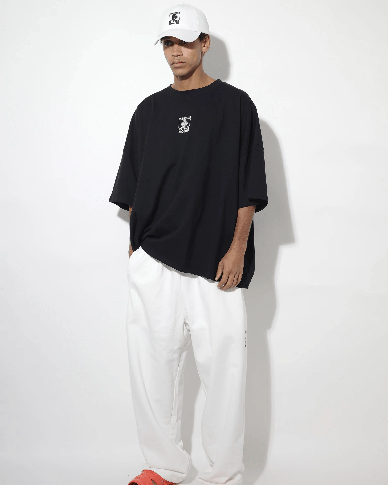 NISHIMOTO IS THE MOUTH/ニシモトイズザマウス/WIDE S/S TEE NIM-EWD01 BLACK S-M