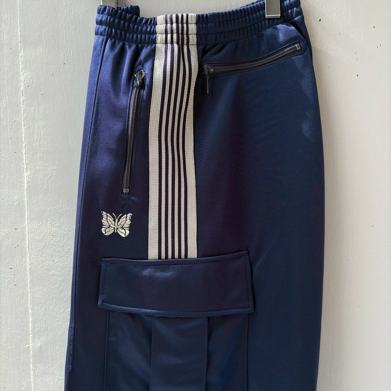 NEEDLES【B’2nd EXCLUSIVE】/ニードルズ【B'2nd別注】/H.D. Track Pant - BDU / Poly Smooth NAVY XS