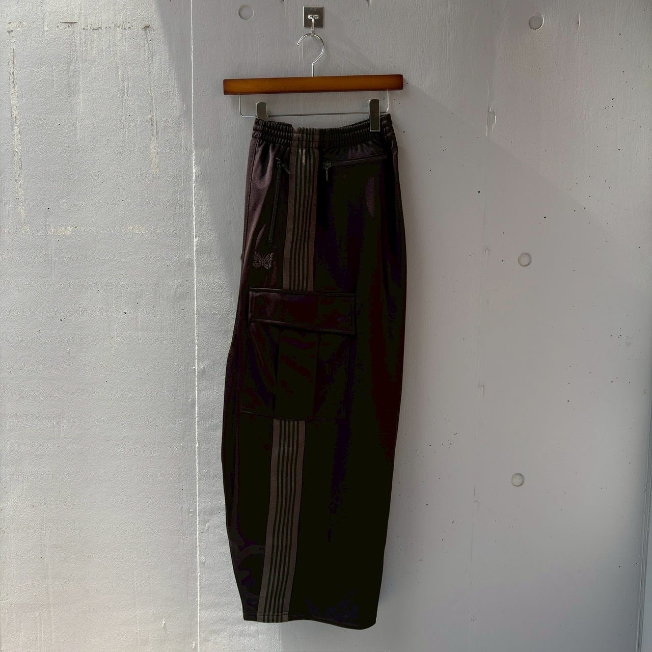 NEEDLES【B’2nd EXCLUSIVE】/ニードルズ【B'2nd別注】/H.D. Track Pant - BDU / Poly Smooth BLACK XS