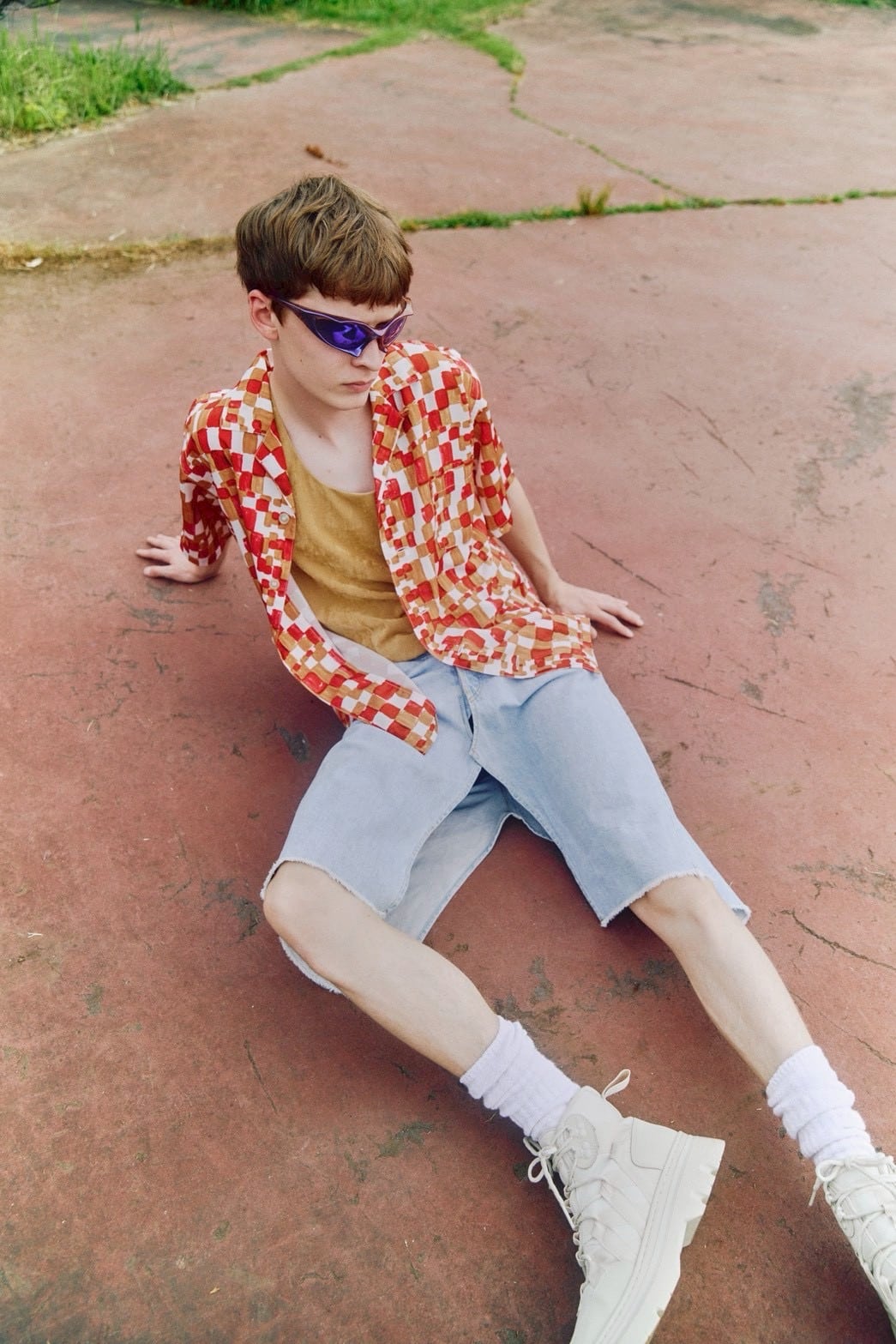 HOLO MARKET/ホロマーケット/HMV S/S SHIRTS/総柄アロハ半袖シャツ RED 1