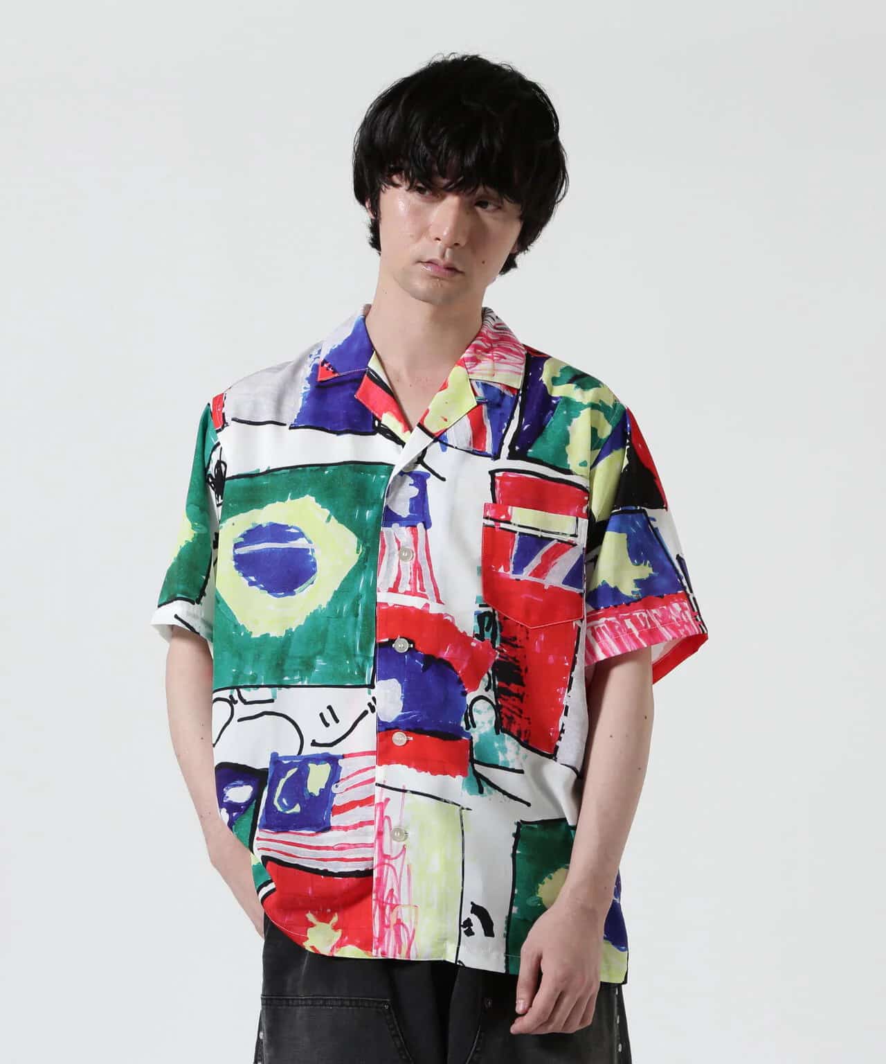 HOLO MARKET/ホロマーケット/HMV S/S SHIRTS/総柄アロハ半袖シャツ OTHER 1