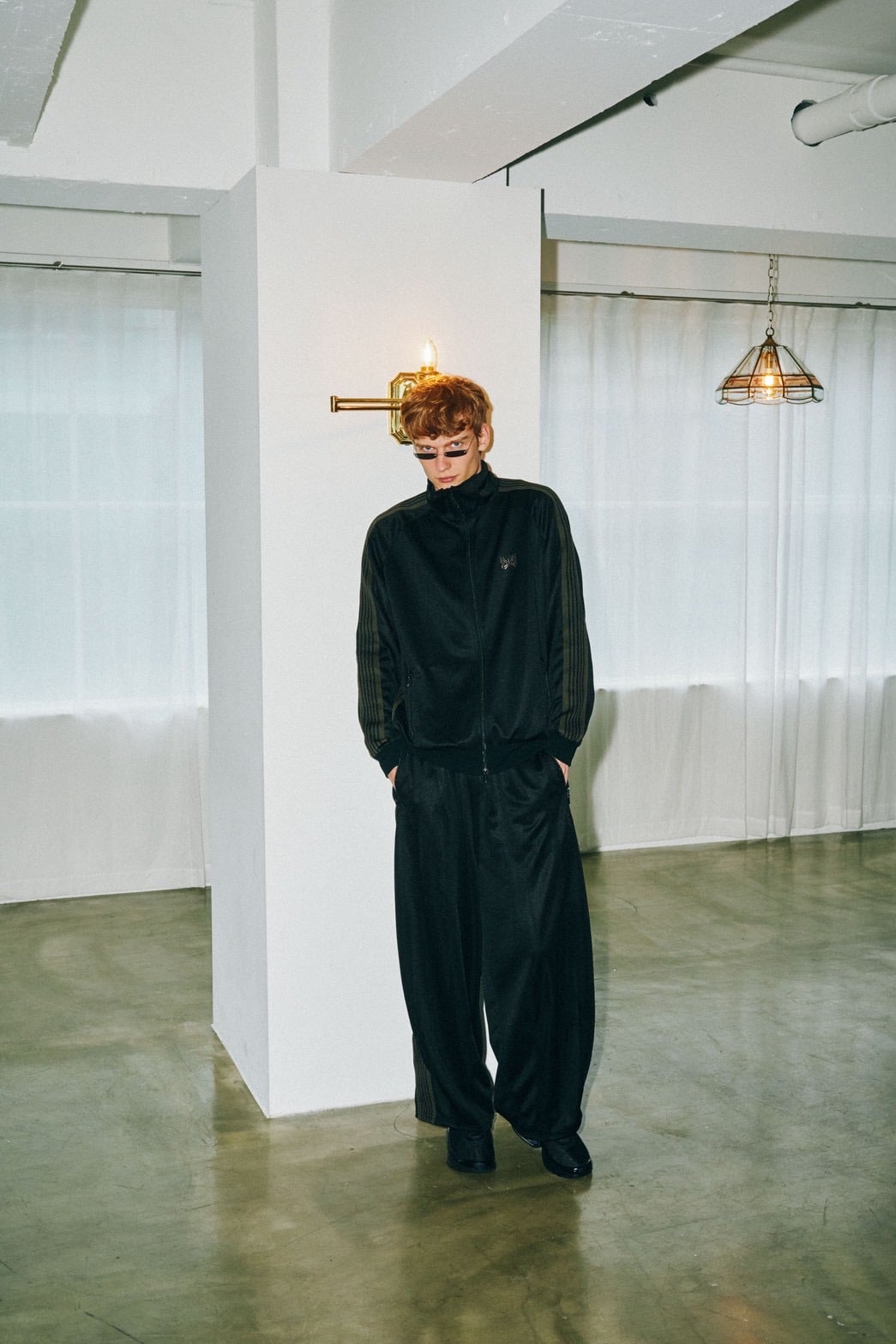 NEEDLES【B’2nd EXCLUSIVE】/ニードルズ【B'2nd別注】/TRACK JACKET - POLY SMOOTH BLACK S