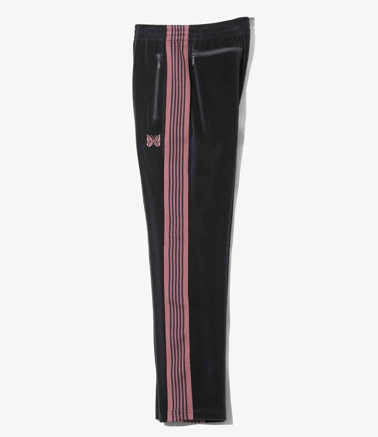 NEEDLES/ニードルズ/NARROW TRACK PANT - C/PE VELOUR B-Navy S