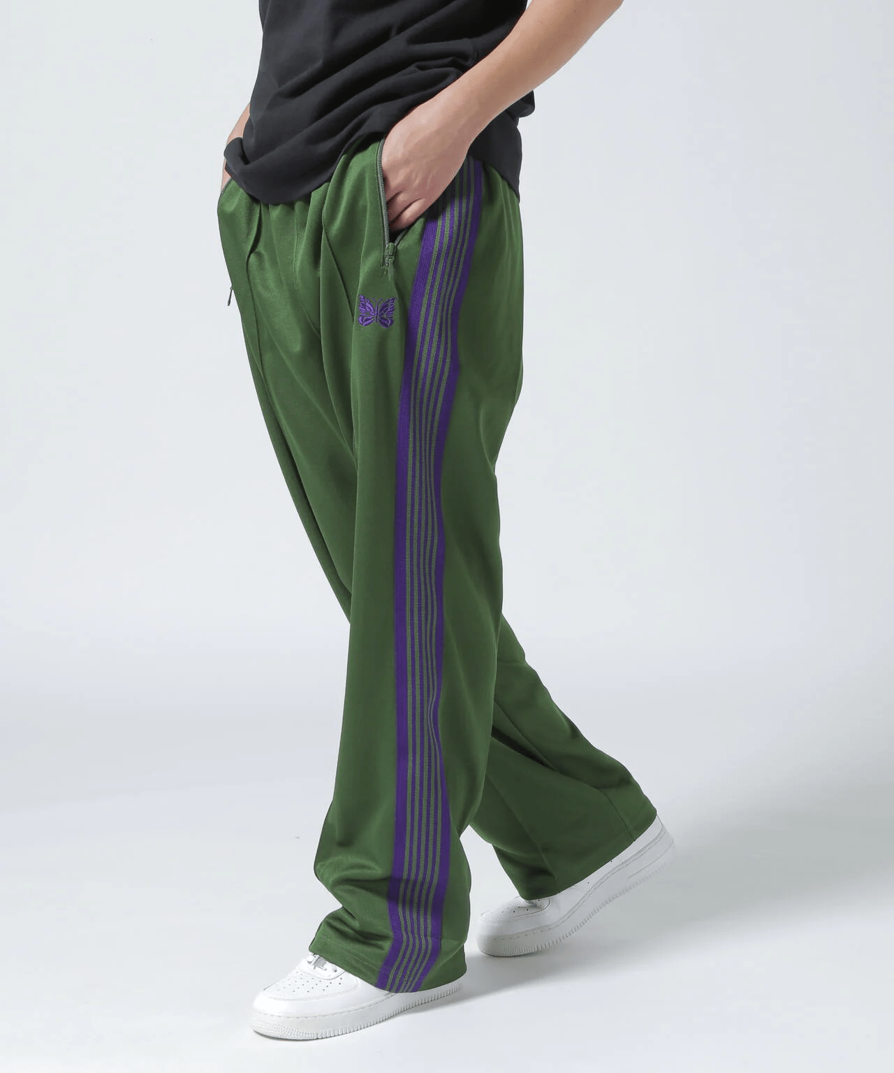 Needles/ニードルズ/TRACK PANT - POLY SMOOTH(M A-Ivy Green)｜ B'2nd ...