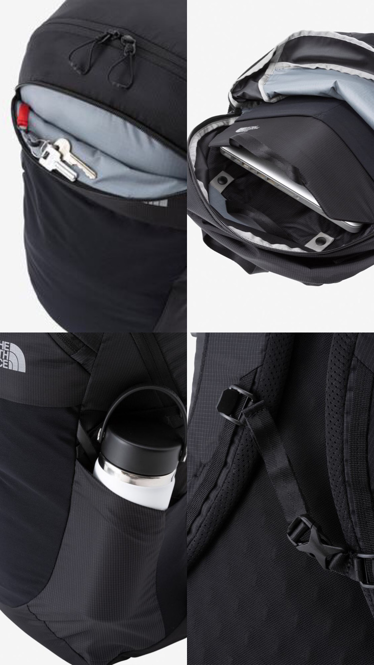 THE NORTH FACE/ザノースフェイス/ヘイジーデイパック BLACK F