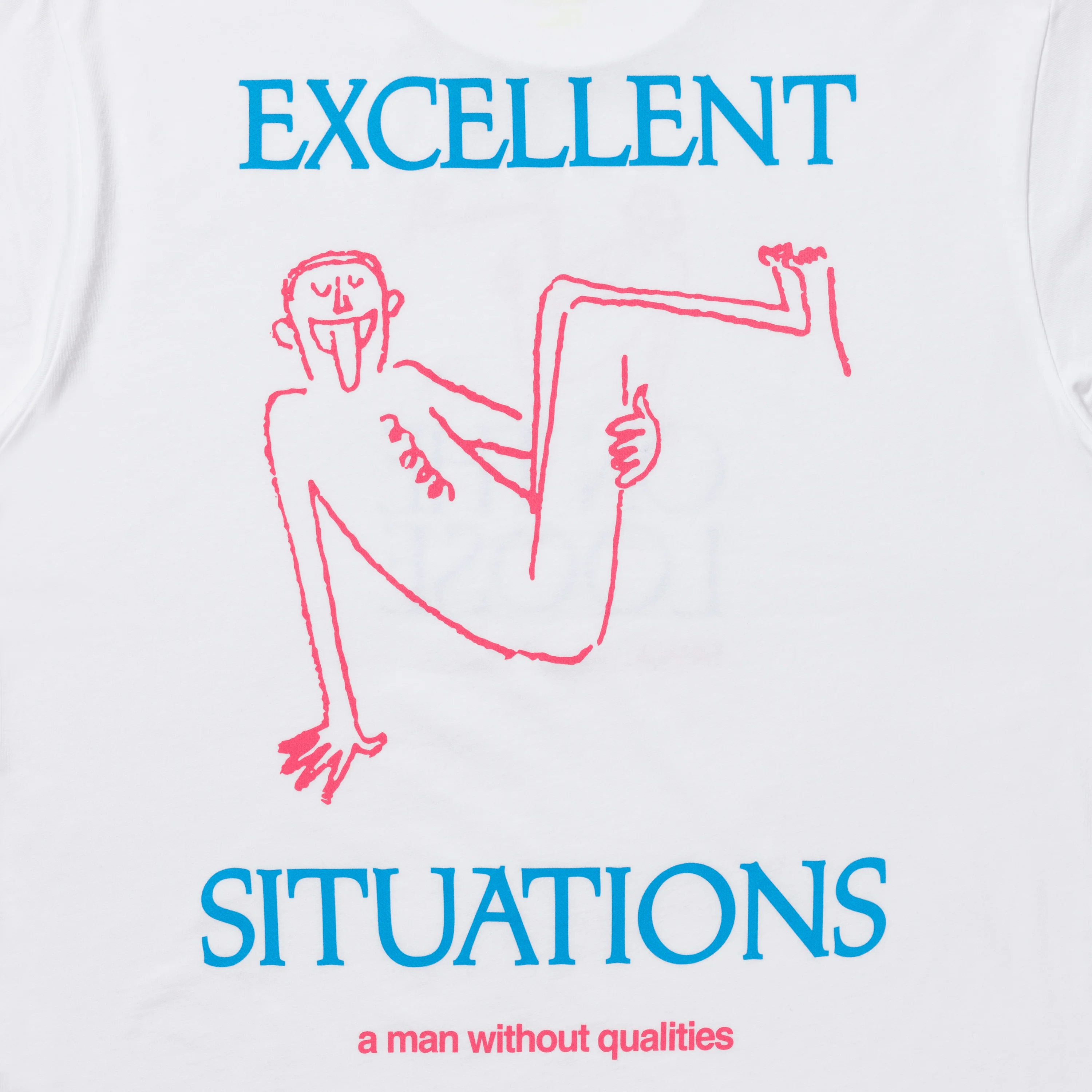 loosejoints/ルーズジョインツ/CLAY ARLINGTON - 'ON THE LOOSE' S/S TEE WHITE S