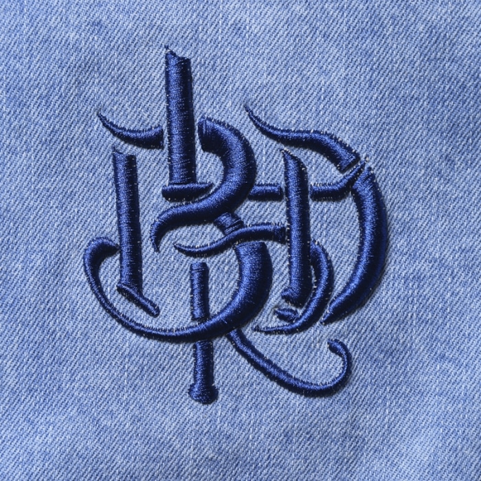 Liberaiders/リベレイダース/DENIM BASEBALL SHIRT BLUE M